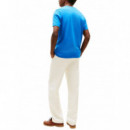 TOMMY HILFIGER - Ess Seasonal Reg Fit Solid Tee - C4U - F|MW0MW39995/C4U