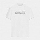 GUESS ATHLEISURE Camiseta Blanca Z6RI15 I3Z14-G018