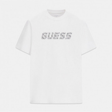 Guess Athleisure Camiseta Blanca Z6RI15 I3Z14-G018