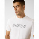 GUESS ATHLEISURE Camiseta Blanca Z6RI15 I3Z14-G018