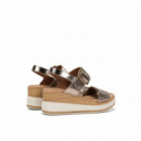 FLUCHOS Sandalias Prince Oro D9642-GV-GALVANO Cava