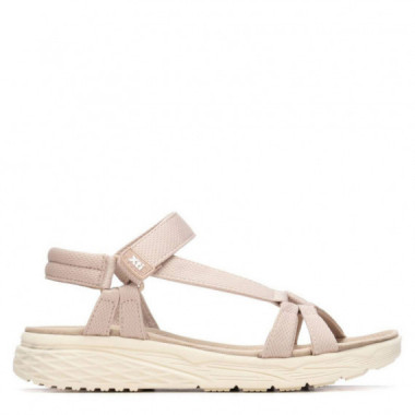 Xti Sandalia de mujer 145463- BEIGE
