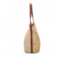 Xti Bolso de hombro 184556- BEIGE