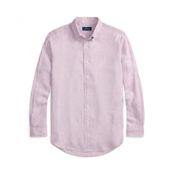 Camisa de Lino con Rayas Custom Fit  RALPH LAUREN
