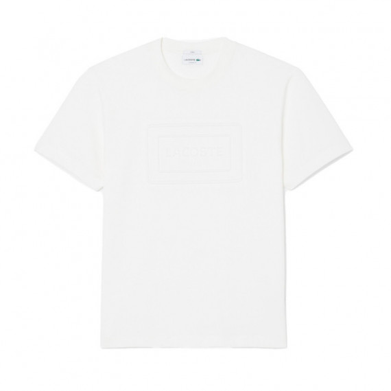 Camiseta de Algodón Grueso Bordado  LACOSTE