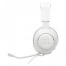 JBL Micro Auricular Casco Gaming para PC,PS4,XBOX One,switch Quantum 100 M2 Blanco,cable,jack 3.5M