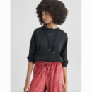 W Nsw Chill Ft Hoody Black Or Grey NIKE