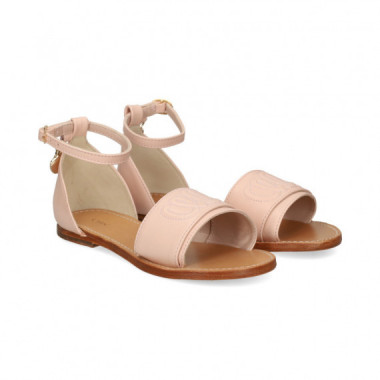 Sandalia Logo Talon Cerrado Rosa  CHLOE KIDS