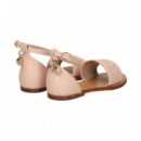Sandalia Logo Talon Cerrado Rosa  CHLOE KIDS