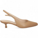 sin Talon Piel Beige  LODI