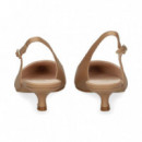sin Talon Piel Beige  LODI