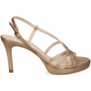 Sandalia Tiras Oro   LODI