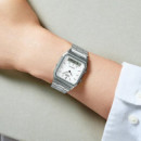 CASIO AQ-230A-7D Reloj Retro Doble Pantalla – Plateado con Esfera Blanca, Acero Inoxidable, Estilo Vintage, Wr