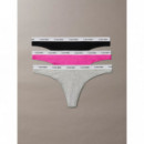 Pack de 3 Tangas - Icon Logo de CALVIN KLEIN
