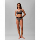 Sujetador Ligeramente Forrado - Graphic Monogram Microfibre Stretch de CALVIN KLEIN