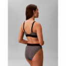 Sujetador Ligeramente Forrado - Graphic Monogram Microfibre Stretch de CALVIN KLEIN