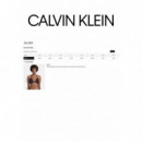 Sujetador Ligeramente Forrado - Graphic Monogram Microfibre Stretch de CALVIN KLEIN