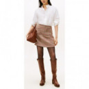 TOMMY HILFIGER - Poplin Ruffle Shirt - Ycf - F|WW0WW46848/YCF