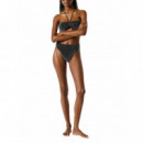 KARL LAGERFELD - Signature Lurex Cheeky Bottom - 919 - B1W46015/919