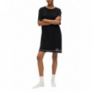 KARL LAGERFELD - Signature T-shirt Pj Dress - 999 - B1W45009/999