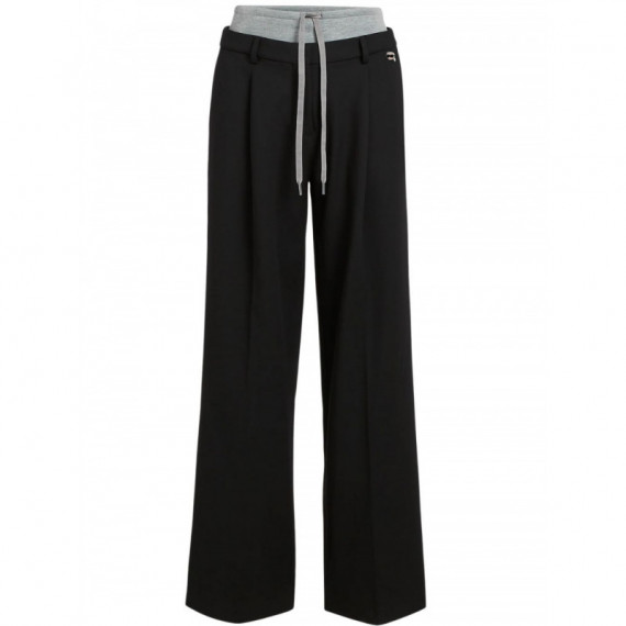 KARL LAGERFELD - Ikon Double Waistband Pants - 969 - B1W10007/969