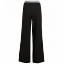 KARL LAGERFELD - Ikon Double Waistband Pants - 969 - B1W10007/969