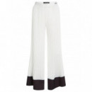 KARL LAGERFELD - Pleated Fluid Pants - 461 - B1W10011/461