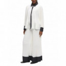 KARL LAGERFELD - Pleated Fluid Pants - 461 - B1W10011/461