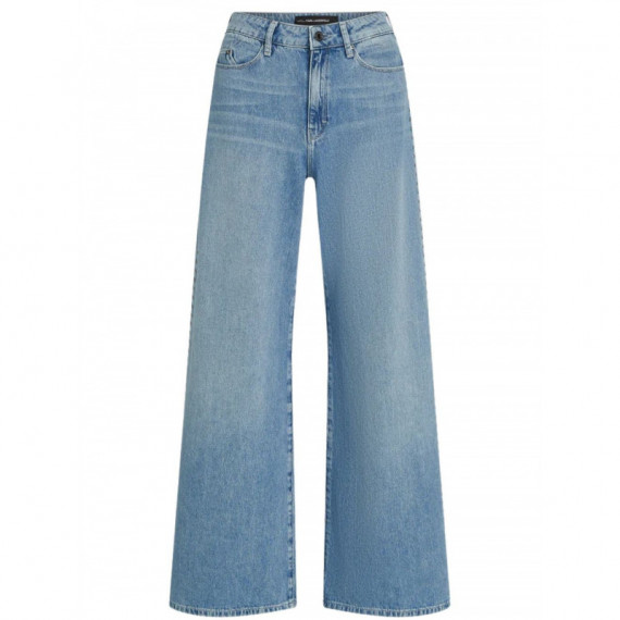 KARL LAGERFELD - Stud Detail Denim Pants - D23 - B1W10047/D23