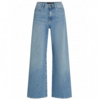KARL LAGERFELD - Stud Detail Denim Pants - D23 - B1W10047/D23
