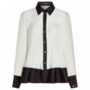 KARL LAGERFELD - Pleated Fluid Blouse - 461 - B1W11008/461