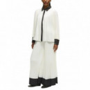 KARL LAGERFELD - Pleated Fluid Blouse - 461 - B1W11008/461