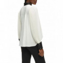 KARL LAGERFELD - Pleated Fluid Blouse - 461 - B1W11008/461