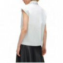 KARL LAGERFELD - Stud Detail Poplin Shirt - 100 - B1W11017/100