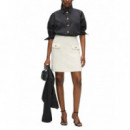 KARL LAGERFELD - Boucle Knit Skirt - B09 - B1W12002/B09