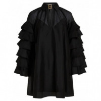 KARL LAGERFELD - Fashion Boheme Dress - 999 - B1W13024/999