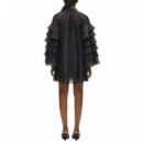 KARL LAGERFELD - Fashion Boheme Dress - 999 - B1W13024/999