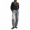 KARL LAGERFELD - Contrast Knit Cardigan - 998 - B1W18004/998