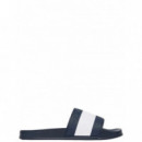TOMMY HILFIGER - CORE HILFIGER FLAG POOL SLIDE - DW5 - F|FM0FM05798/DW5