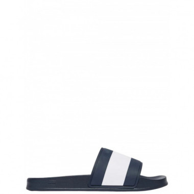TOMMY HILFIGER - CORE HILFIGER FLAG POOL SLIDE - DW5 - F|FM0FM05798/DW5