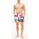 TOMMY HILFIGER - Medium Drawstring Print - 01W - F|UM0UM03491/01W