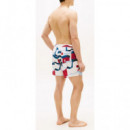 TOMMY HILFIGER - Medium Drawstring Print - 01W - F|UM0UM03491/01W