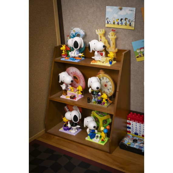 Caja Sorpresa Set Construcción Figura Snoopy  PANTASY