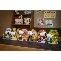 Caja Sorpresa Set Construcción Figura Snoopy  PANTASY