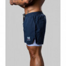 Pantalón corto malla RX azul