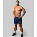 Pantalón corto malla RX azul