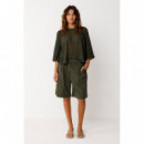 Bermudas Bermuda SKFK Laida Verde Botella