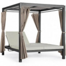 Cama Balinesa Denia Color Antracita /taupe Terrazza Collection®  TERRAZZA COLLECTION