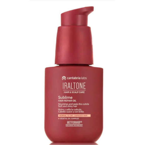 Iraltone Sublime Hair Repair Oil 1 Botella 50 Ml  CANTABRIA LABS