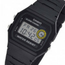 CASIO F-94WA-8D Reloj Digital Unisex - Esfera Gris - Correa de Resina Negra